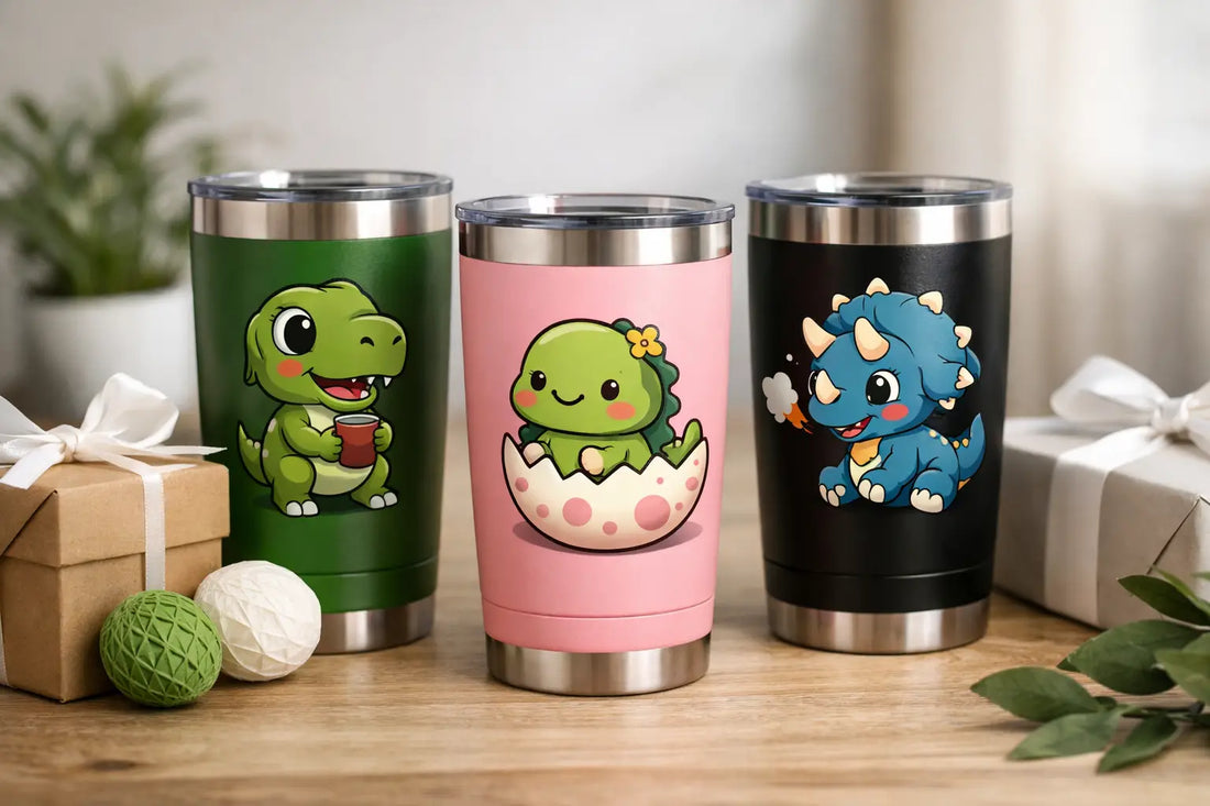 Cartoon Dinosaur Tumbler Gift Ideas