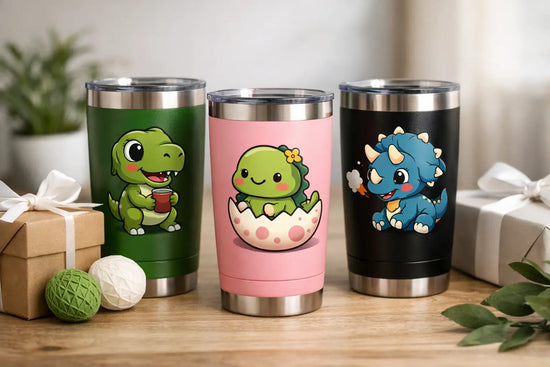 Cartoon Dinosaur Tumbler Gift Ideas