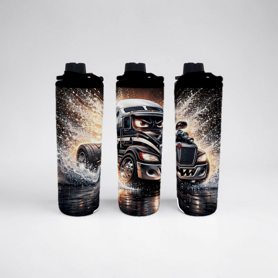 Semi-Truck 20oz Double Wall Stainless Steel Tumbler