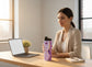 Purple and Gold Scroll 20oz Double Wall Stainless Steel Tumbler