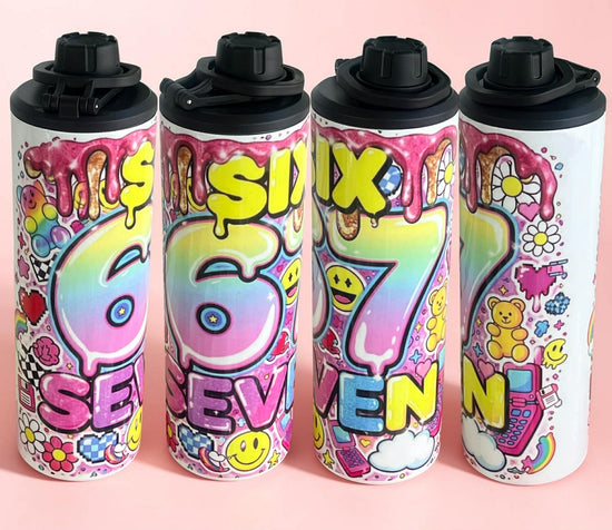 Six Seven 20oz Double Wall Stainless Steel Tumbler