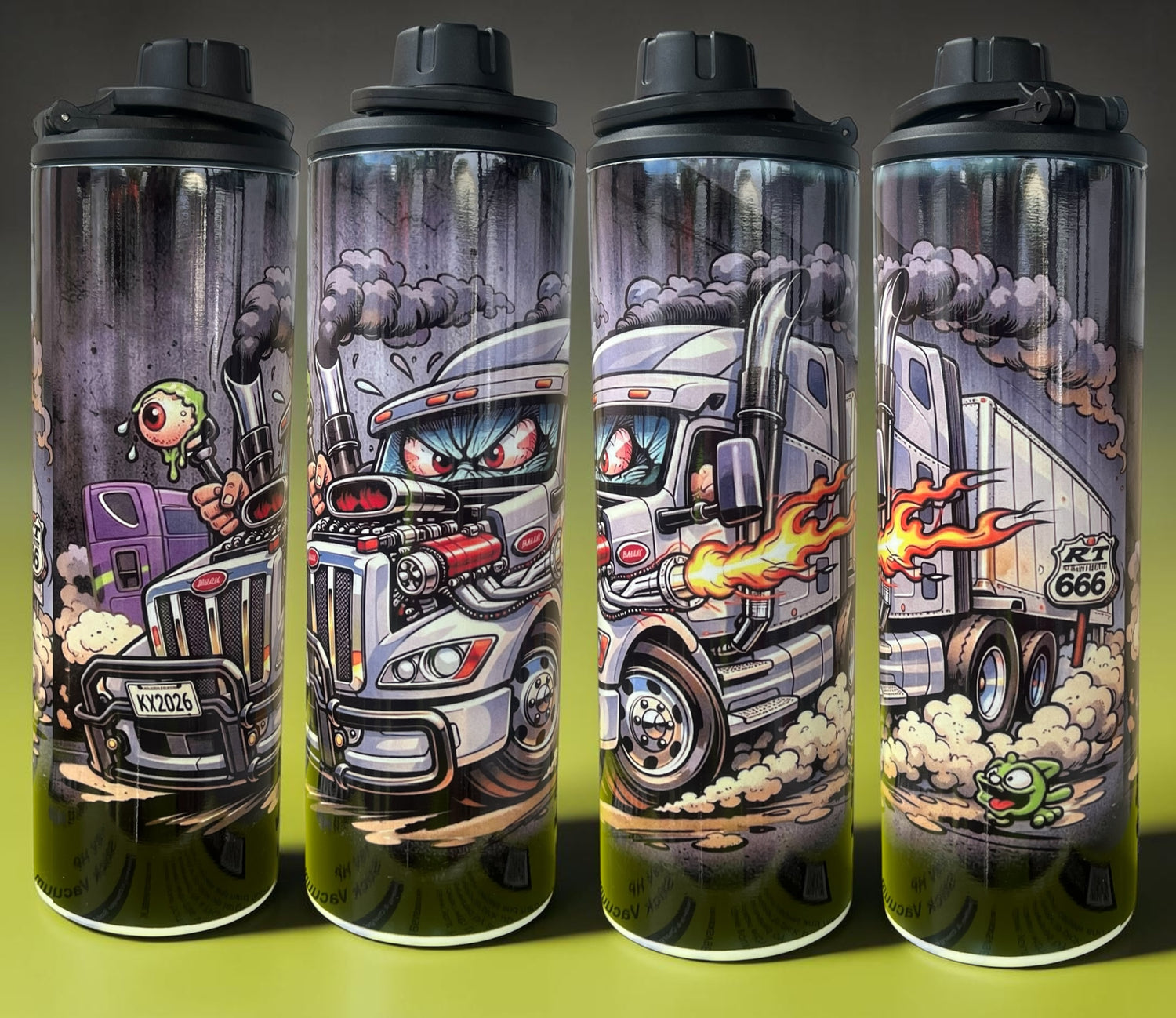 Angry Semi-Trailer 20oz Double Wall Stainless Steel Tumbler