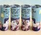 English Bulldog With Verse 20oz Double Wall Stainless Steel Tumbler