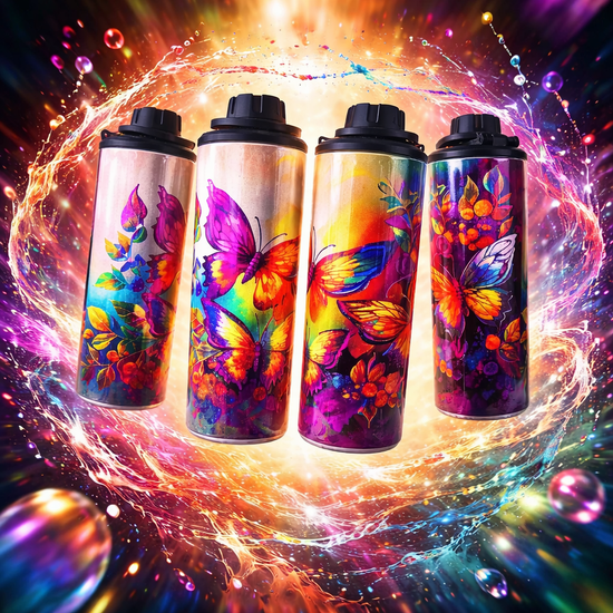 Butterflies 20oz Double Wall Stainless Steel Tumbler