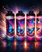 Blue Butterfly 20oz Double Wall Stainless Steel Tumbler