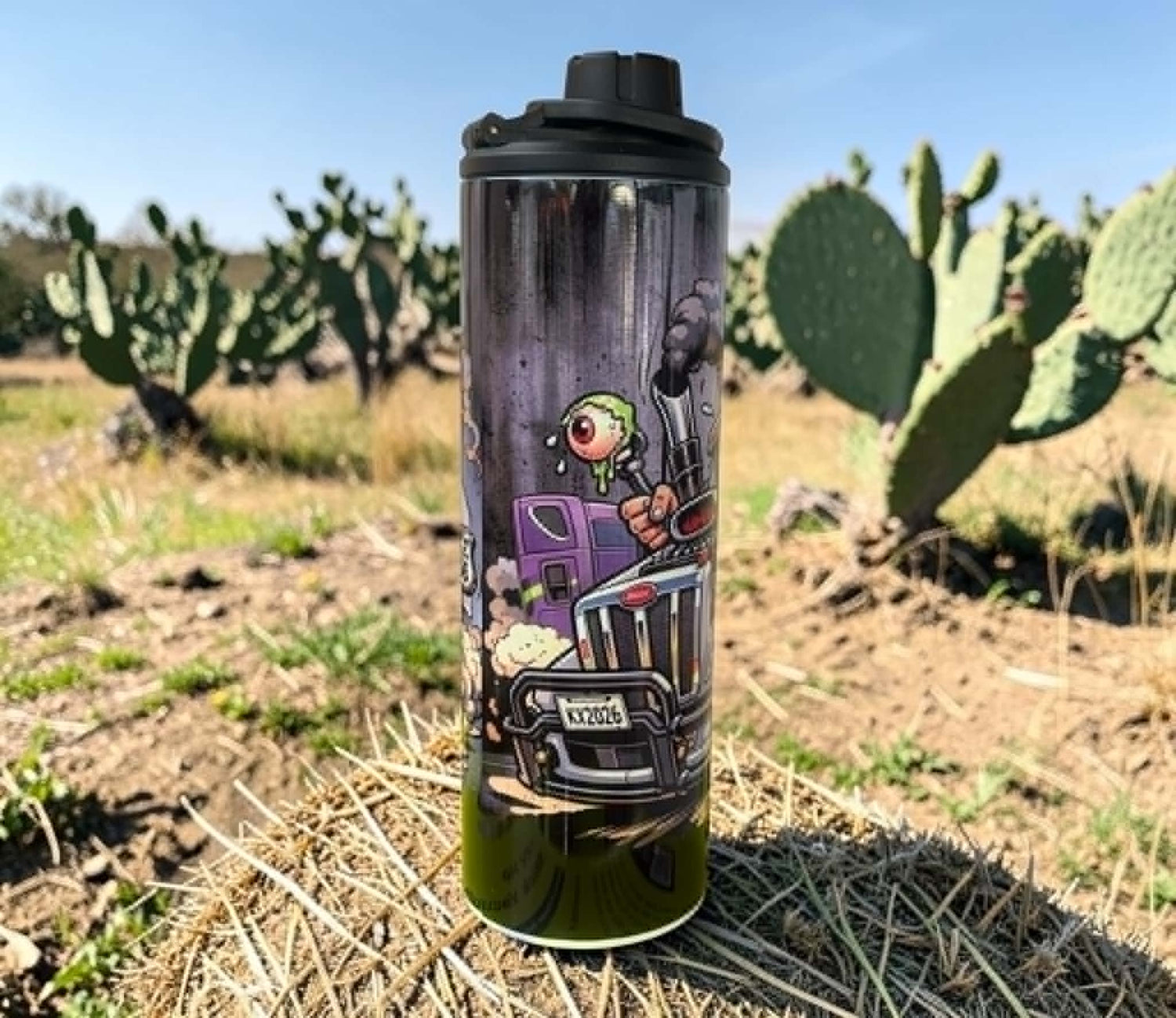 Angry Semi-Trailer 20oz Double Wall Stainless Steel Tumbler