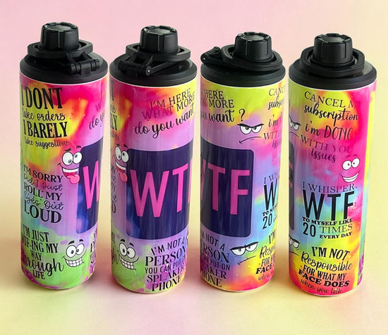 WTF 20oz Double Wall Stainless Steel Tumbler