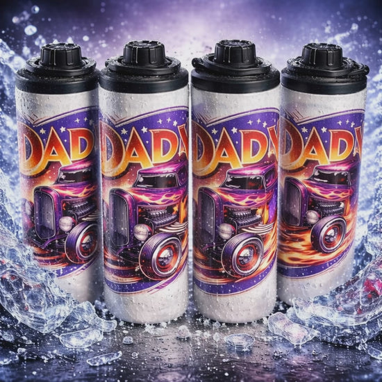 Daddy Hot Rod 20oz Double Wall Stainless Steel Tumbler
