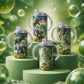 Monster Car & Dinosaur Kids 12oz Double Wall Stainless Steel Tumbler