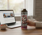 ’Touch My Coffee’ Unicorn 20oz Double Wall Stainless Steel Tumbler - Text